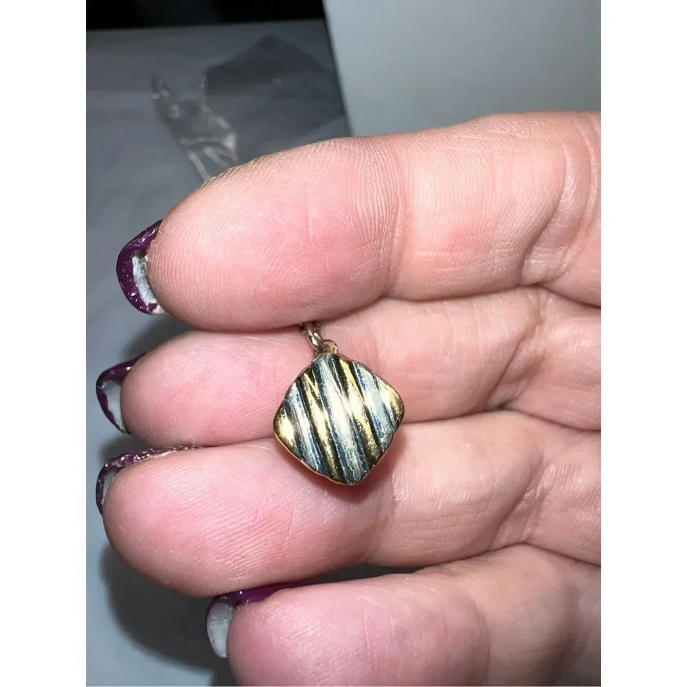 Vintage Gold and Silver Tone Tie Tack Pin